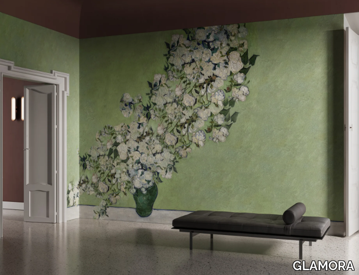 FANTASIA - Wallpaper with floral pattern _ GLAMORA