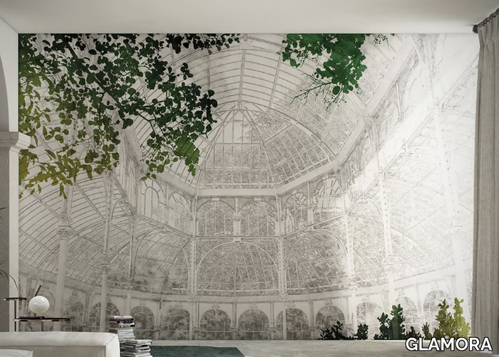 JARDIN DES PLANTES - Wallpaper with floral pattern _ GLAMORA