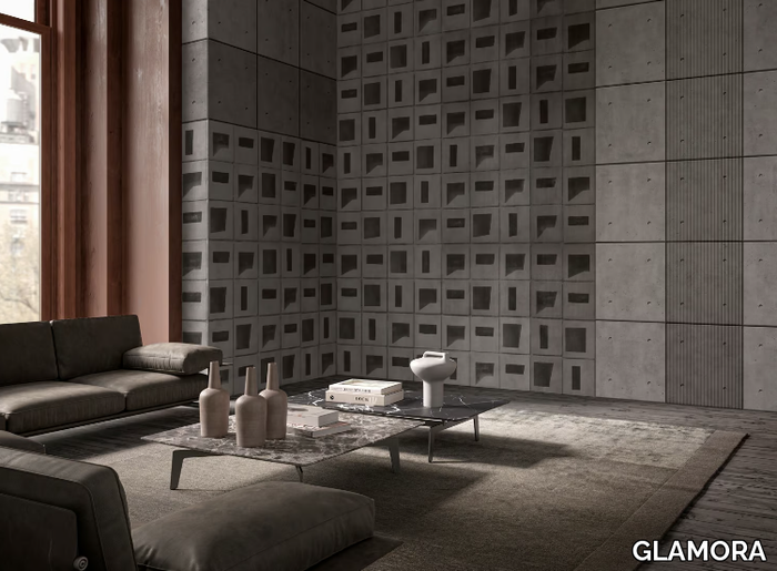 MARCEL - Geometric wallpaper _ GLAMORA