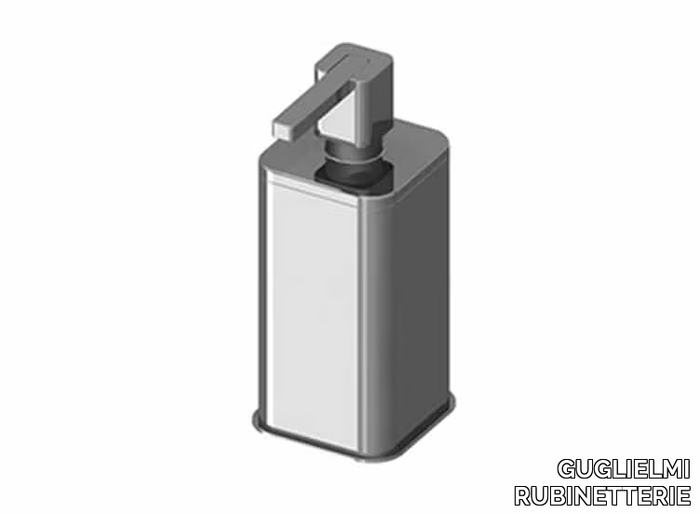 GZERO - Metal Bathroom soap dispenser _ GUGLIELMI RUBINETTERIE