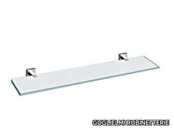 DAMA - Satin glass bathroom wall shelf _ GUGLIELMI RUBINETTERIE