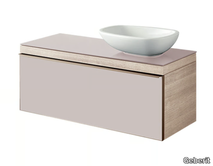 CITTERIO - Wall-mounted vanity unit with drawers _ Geberit