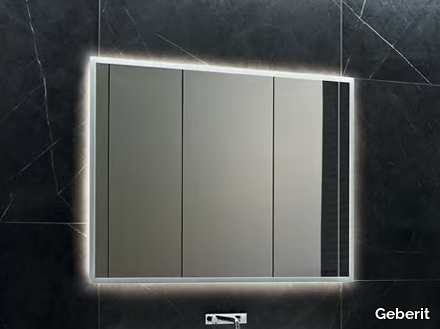 ONE - Bathroom mirror with cabinet _ Geberit