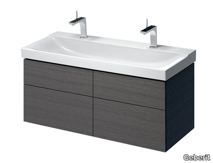 XENO² - Double wall-mounted vanity unit with drawers _ Geberit