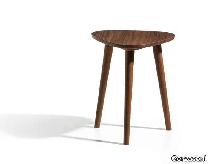 BRICK 242 - Triangular solid wood coffee table _ Gervasoni