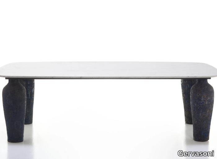 MOON 33 - Rectangular marble table _ Gervasoni