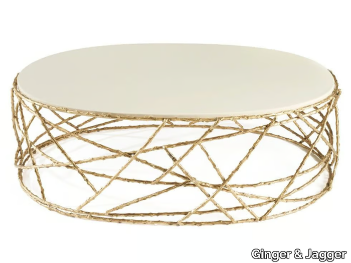 ROSEBUSH - Oval coffee table for living room _ Ginger & Jagger