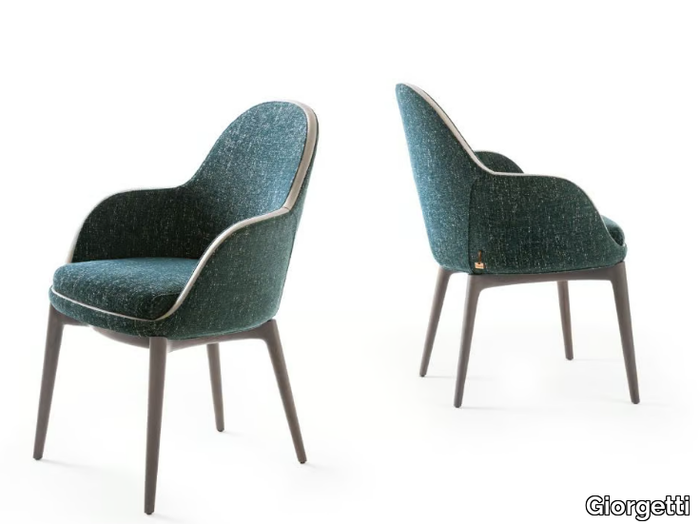 LUNARIA - Fabric easy chair _ Giorgetti