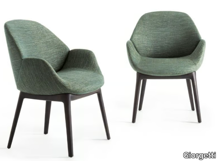 CALATHEA - Fabric easy chair _ Giorgetti