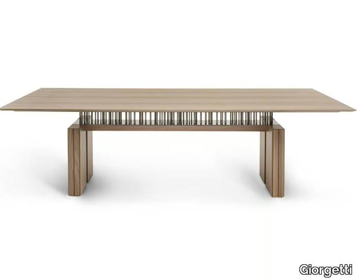 G-CODE - Walnut table _ Giorgetti