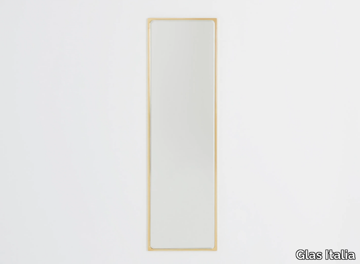 COMO - ONE PANEL - Rectangular framed wall-mounted mirror _ Glas Italia