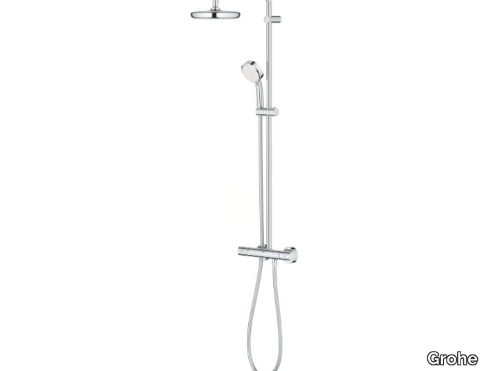 TEMPESTA COSMOPOLITAN SYSTEM 210 - Wall-mounted thermostatic shower panel _ Grohe