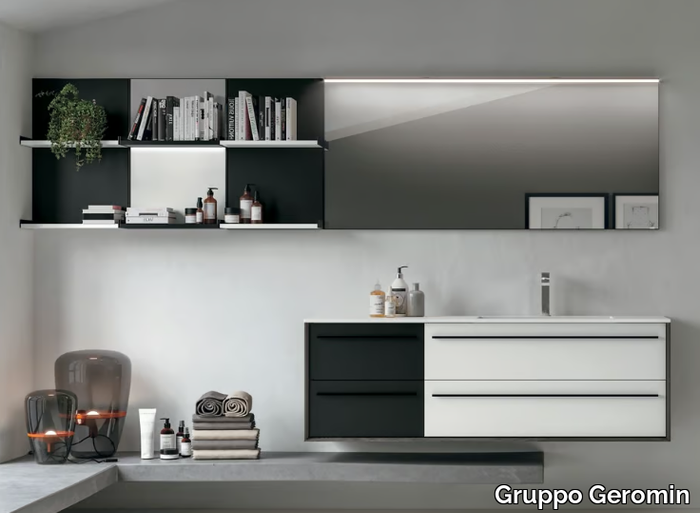 SUITE 04 - Wall-mounted vanity unit with drawers _ Gruppo Geromin