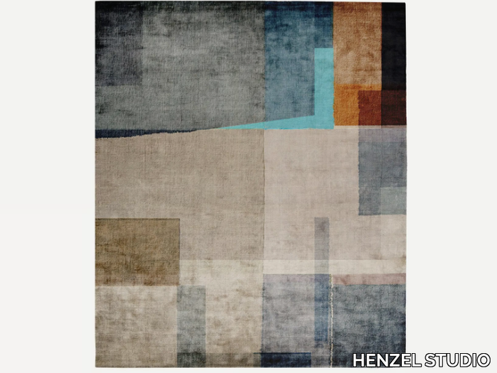 P92 DAYDREAMING DA LATA - Handmade custom wool and silk rug _ HENZEL STUDIO