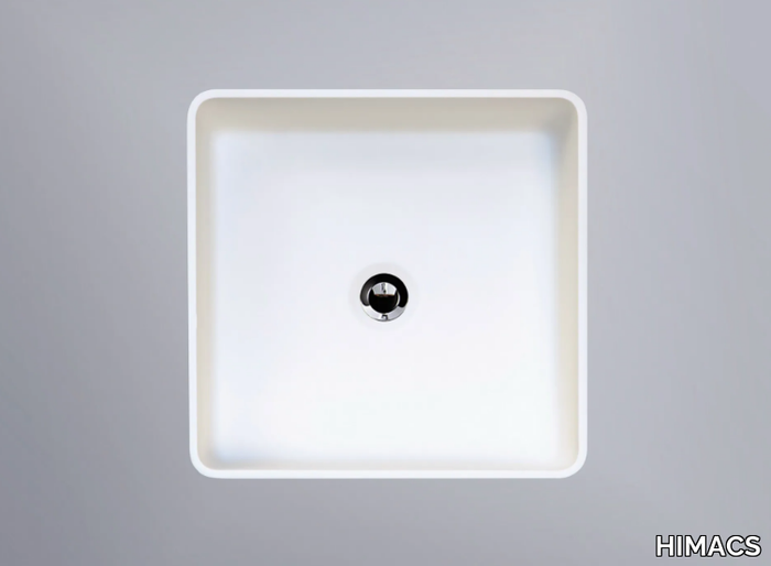CB330S - Countertop square HIMACS washbasin _ HIMACS