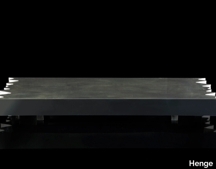 BE MINE XL - Low silver coffee table _ Henge
