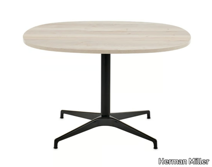 CIVIC - Oval table with 4-star base _ Herman Miller