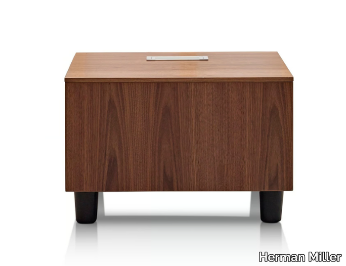 SWOOP - Square wooden coffee table _ Herman Miller