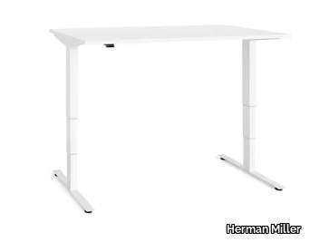 NEVI SIT-STAND - Height-adjustable rectangular office desk _ Herman Miller