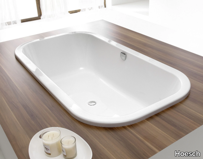 PUTMAN - Built-in acrylic bathtub with chromotherapy _ Hoesch