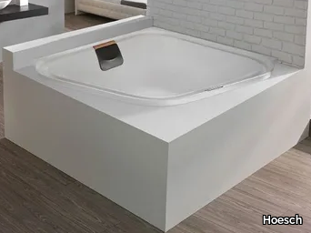 ERGO+ - Built-in asymmetric corner acrylic bathtub _ Hoesch