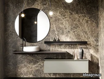 CUBIK 1 - Washbasin countertop / vanity unit _ Ideagroup