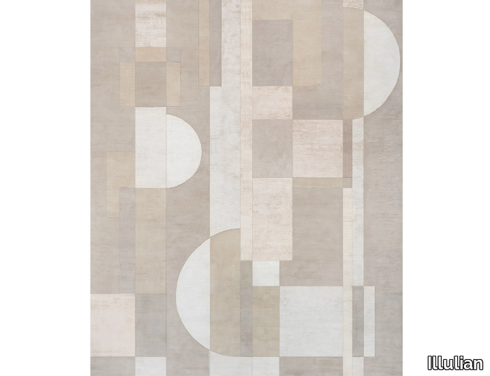 DISTRICT - Rectangular rug in Himalayan wool and silk _ Illulian