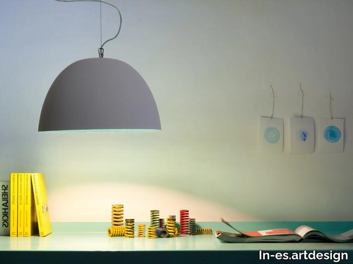 H2O CEMENTO - Direct light pendant lamp _ In-es.artdesign