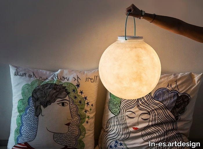 LUNA TAKE AWAY - Nebulite battery lamp _ In-es.artdesign