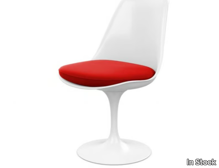 KNOLL - TULIP - Glass-fibre chair with integrated cushion _ In Stock