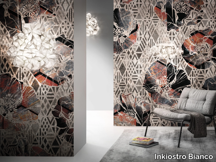 RUSTILUX - Gold leaf wallpaper _ Inkiostro Bianco