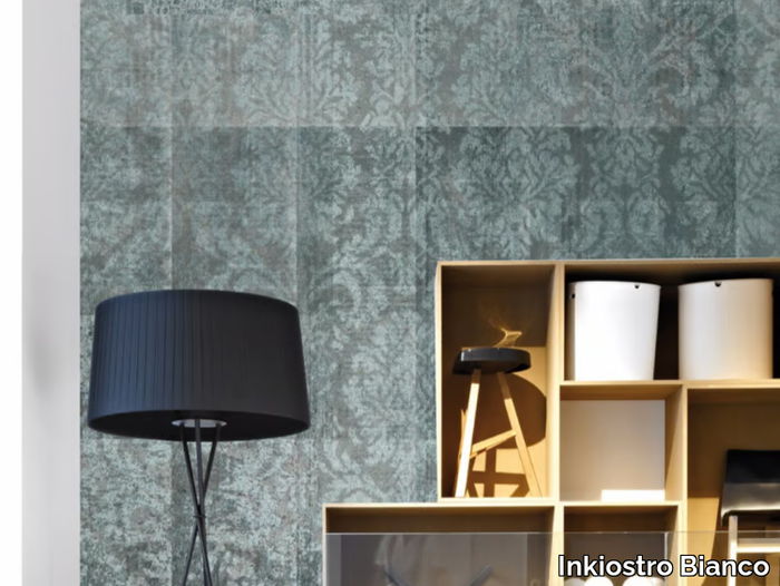 AVENUE BROCCATO - Damask panoramic wallpaper _ Inkiostro Bianco