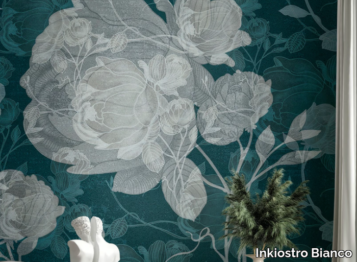 ELIZABETH - Wallpaper with floral pattern _ Inkiostro Bianco