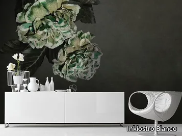 HERA - Panoramic wallpaper with floral pattern _ Inkiostro Bianco