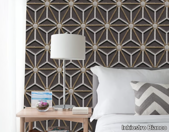 STEILA - Geometric panoramic wallpaper _ Inkiostro Bianco