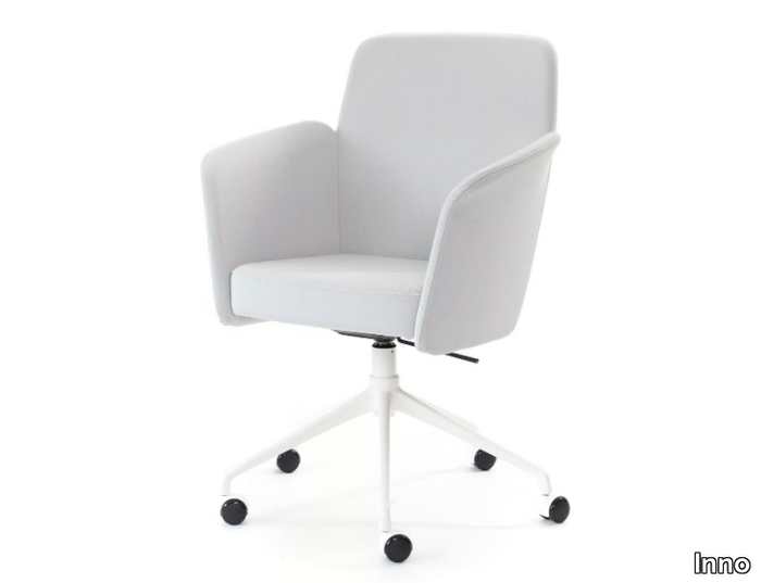 TAIVU MEETING YXL - Swivel trestle-based chair with armrests _ Inno