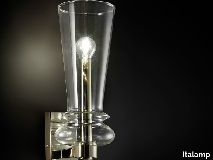 LICIO - LED blown glass wall lamp _ Italamp