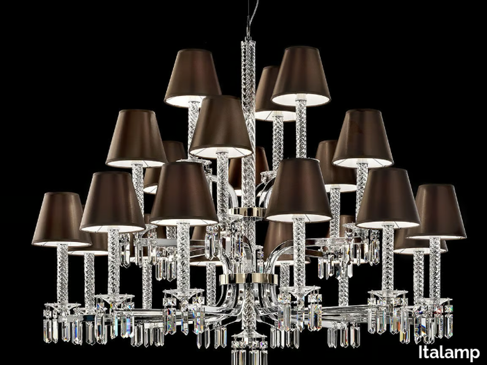 PREZIOSO - Glass chandelier with Swarovski® Crystals _ Italamp