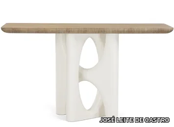 ARAL - Rectangular oak console table _ JOSÉ LEITE DE CASTRO