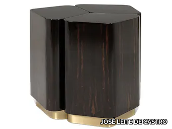 MONTI - Tall modular ebony coffee table _ JOSÉ LEITE DE CASTRO