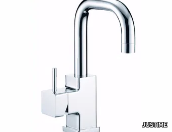 MARK - Countertop chromed brass washbasin mixer _ JUSTIME