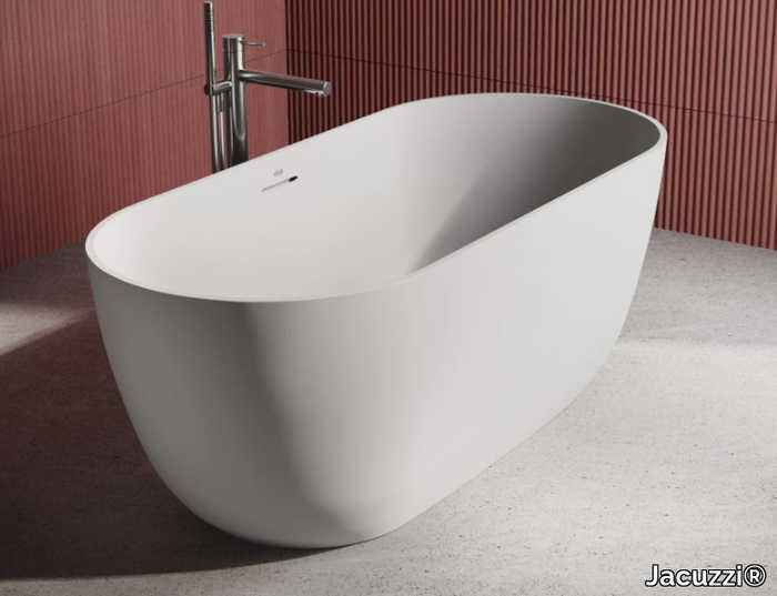 MOOREA - Freestanding oval Techstone bathtub _ Jacuzzi®