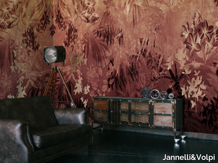 L'AMAZZONE - Contemporary style wallpaper with floral pattern _ Jannelli&Volpi