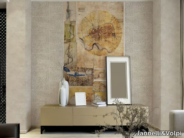 MAPPE - Nonwoven wallpaper with map _ Jannelli&Volpi