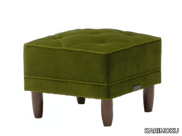 Fabric footstool - Upholstered fabric footstool _ KARIMOKU