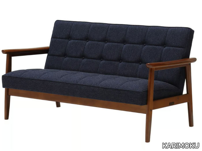 K CHAIR - Tufted fabric small sofa _ KARIMOKU