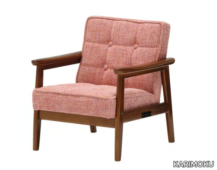K CHAIR MINI - Fabric Kids armchair with armrests _ KARIMOKU