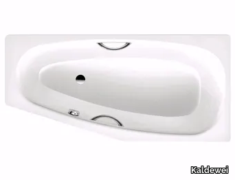 MINI STAR RIGHT - Built-in enamelled steel bathtub _ Kaldewei