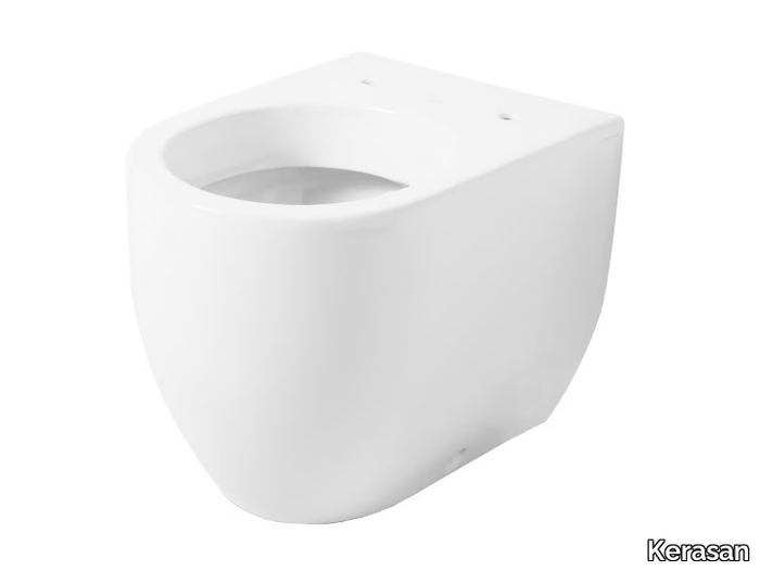 FLO 3118 - Compact Floor mounted ceramic toilet _ Kerasan