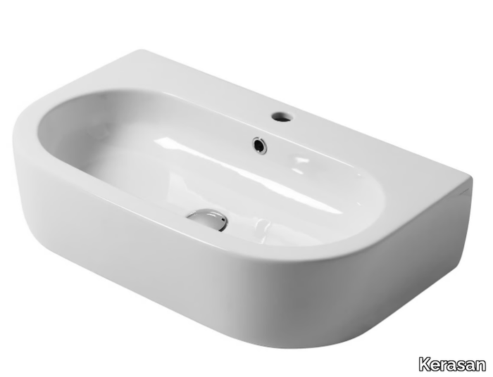 FLO 3150/3152 - Oval ceramic washbasin _ Kerasan